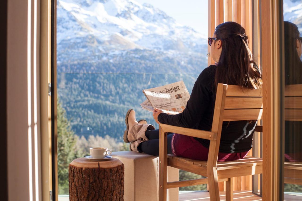 Berghotel Randolins St Moritz Exterior foto