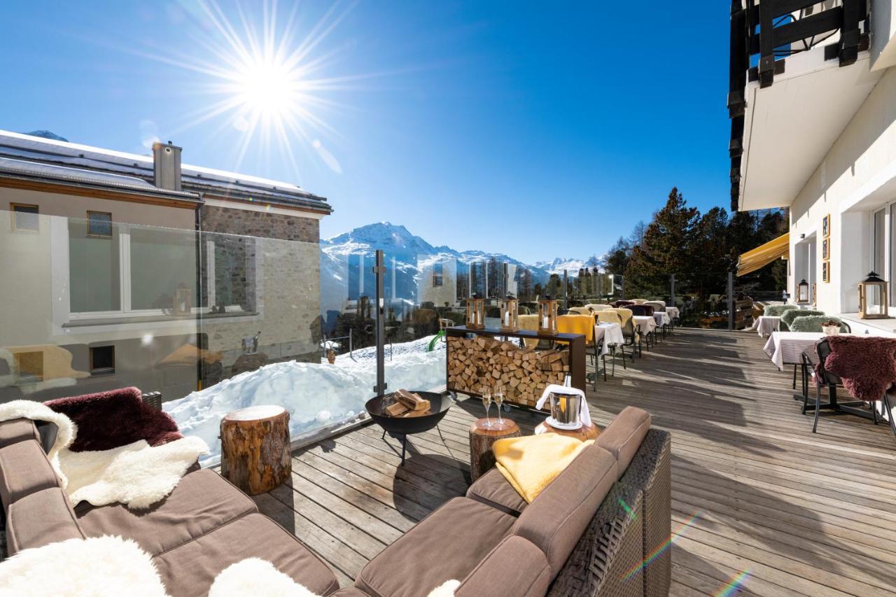 Berghotel Randolins St Moritz Exterior foto
