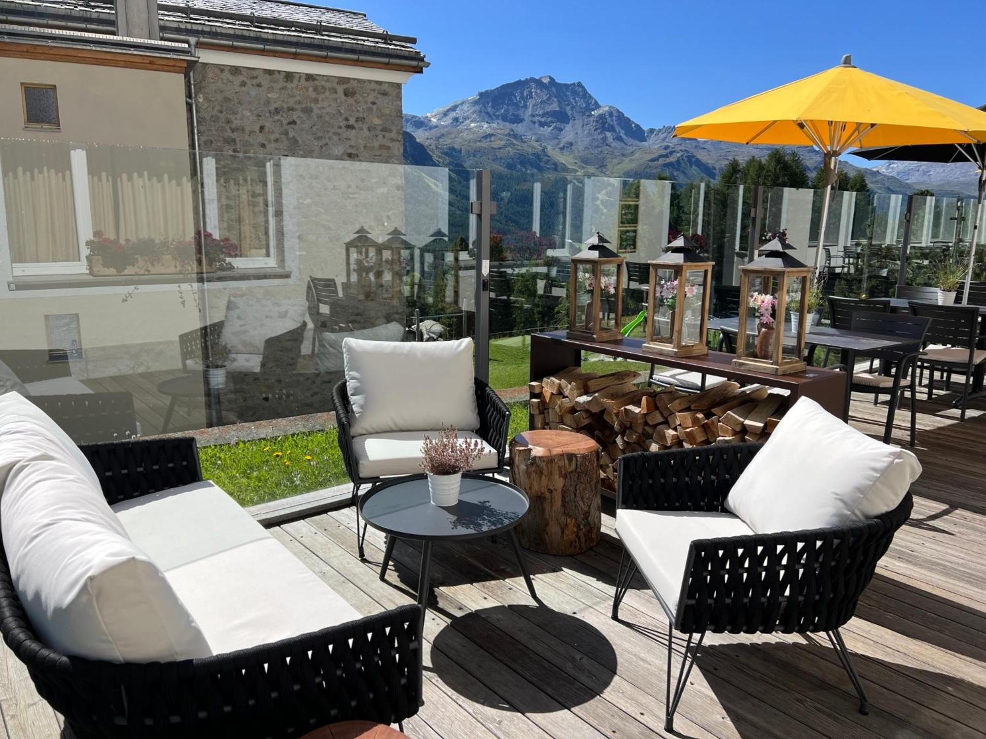 Berghotel Randolins St Moritz Exterior foto